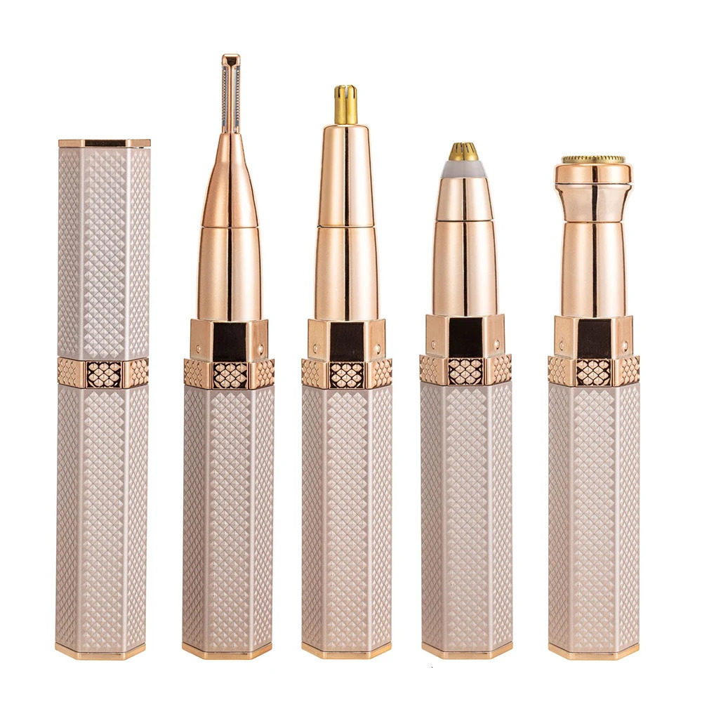 4 In 1 Electric Hair Removel Shaver For Women Eyebrow Trimmer Epilator Electric Painless Hair Remover Machine Body Facial Bikini 241128