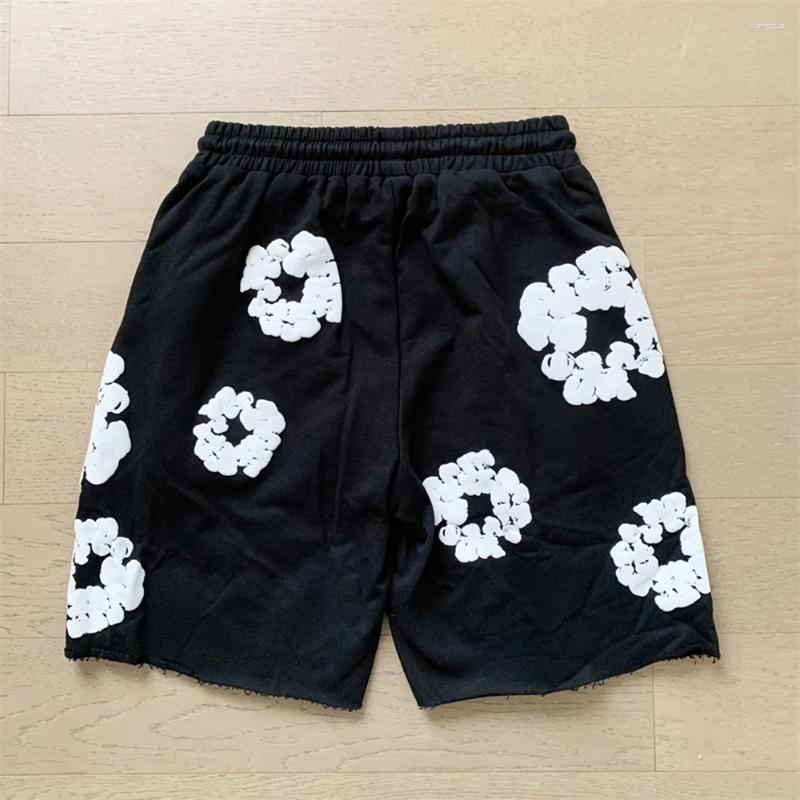 Men's Shorts Frog Drift Fashion Brand Streetwear Foaming Printing Graphics Printed Casual Pants Vintage Clothing Drawstring For Men