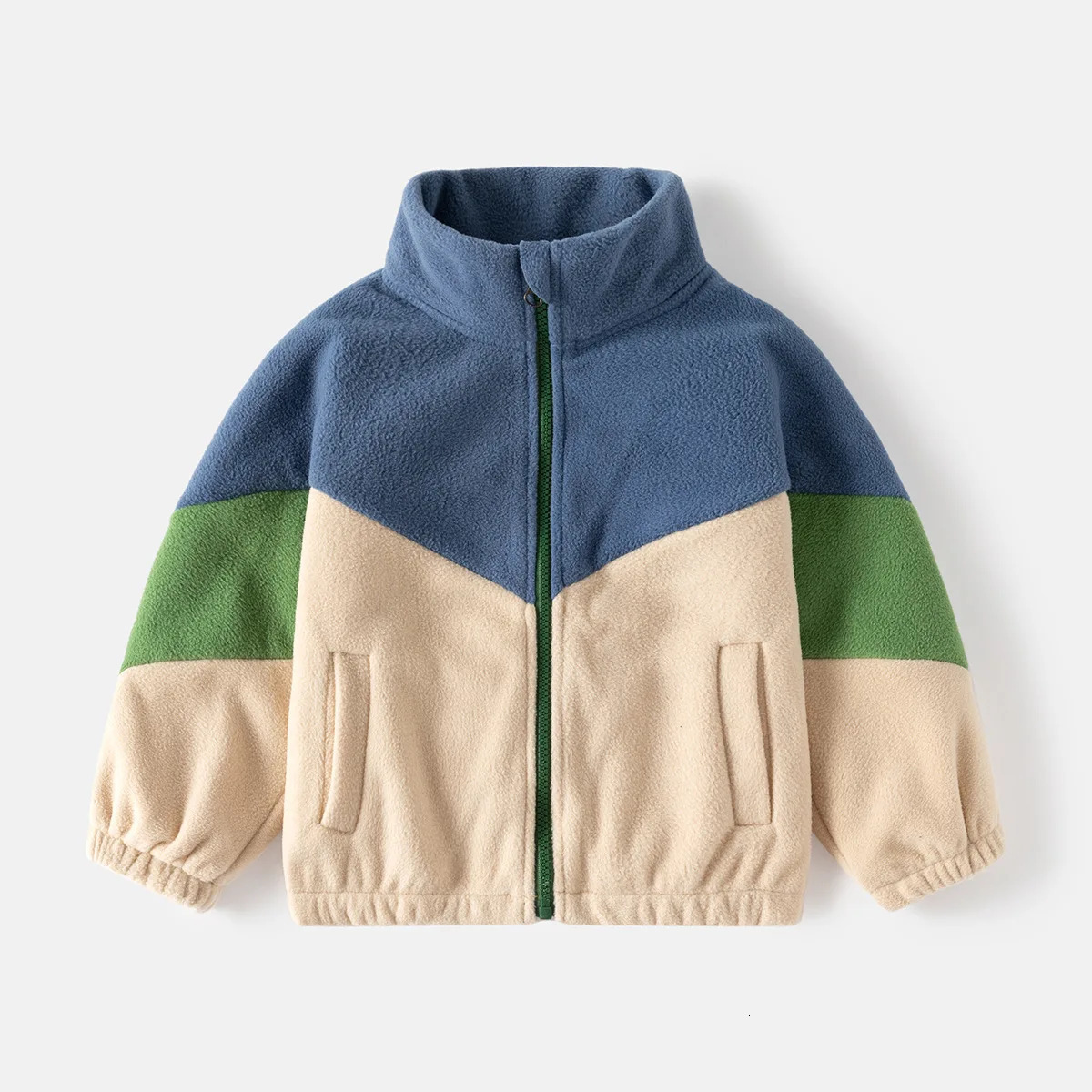 Childrens Clothing Autumn Winter Fleece Thicken Warm Outwear Cute Cardigan Jackets Coats for Kids Boys 241126