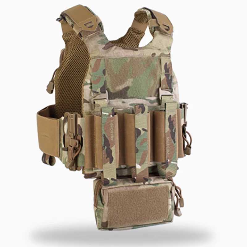 Pew Tactical FCSK Molle Lightweight Multi functional Small Childrens Tank Top Outdoor Training Sports Hunting Equipment VestW241128