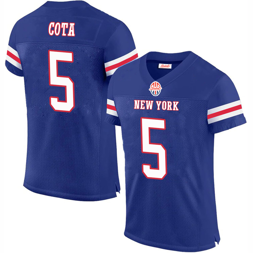 COTA,CHASE#5 JONES,DANIEL#8 SINGLETARY,DEVIN#26 SLAYTON,DARIUS#86 THIBODEAUX,KAYVON#5This baseball uniform is a quick-drying custom-made sportswear fo