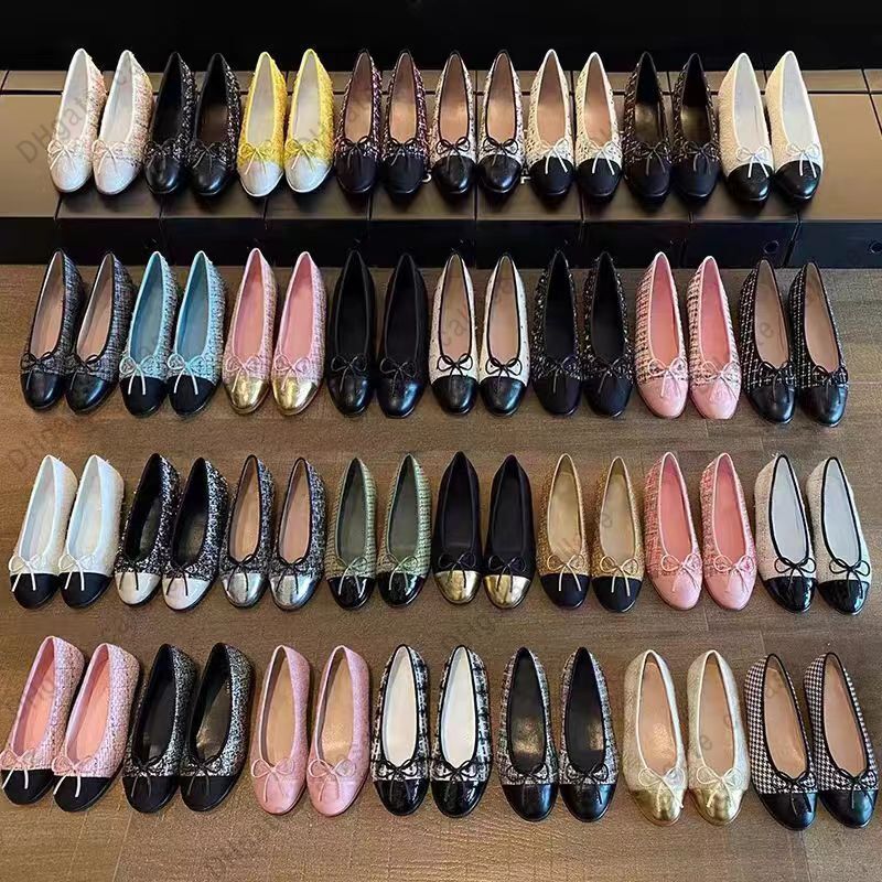 Women's dress shoes Fashion design Round Head Shallow Mouth Flat Sole Single for Womens 2025 New Genuine Leather Bow Colored Ballet Shoes