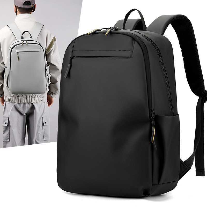 Men's Backpack 2024 New Fashionable Large Capacity Computer Backpack Business Leisure Simple Travel Student Backpack