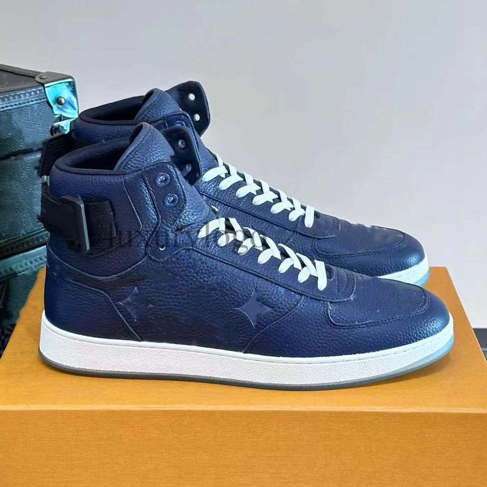 Designer Retro RIVOLI Mens High top Casual Shoes Colorful Leather Sneakers Women Men Sneaker Lambskin Calfskin SNEAKER BOOT trainers strap buckle 36-46 11.27 01