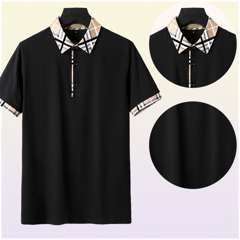 New designer Men039s TShirts fashion casual highgrade 100 cotton breathable wrinkle resistant slim commercial clothing stree