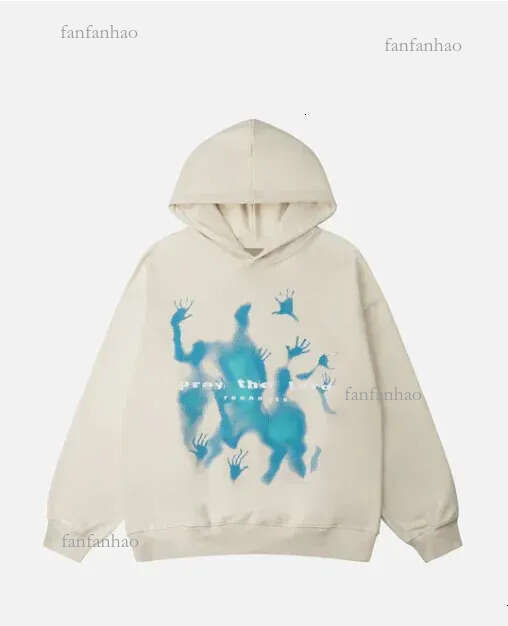 Men's Hoodies Sweatshirts American Streetwear Blue Print Y2K Oversized Jacket 3D Personalised Print Hoodie Fashion Punk Harajuku Couple Top Sweat
