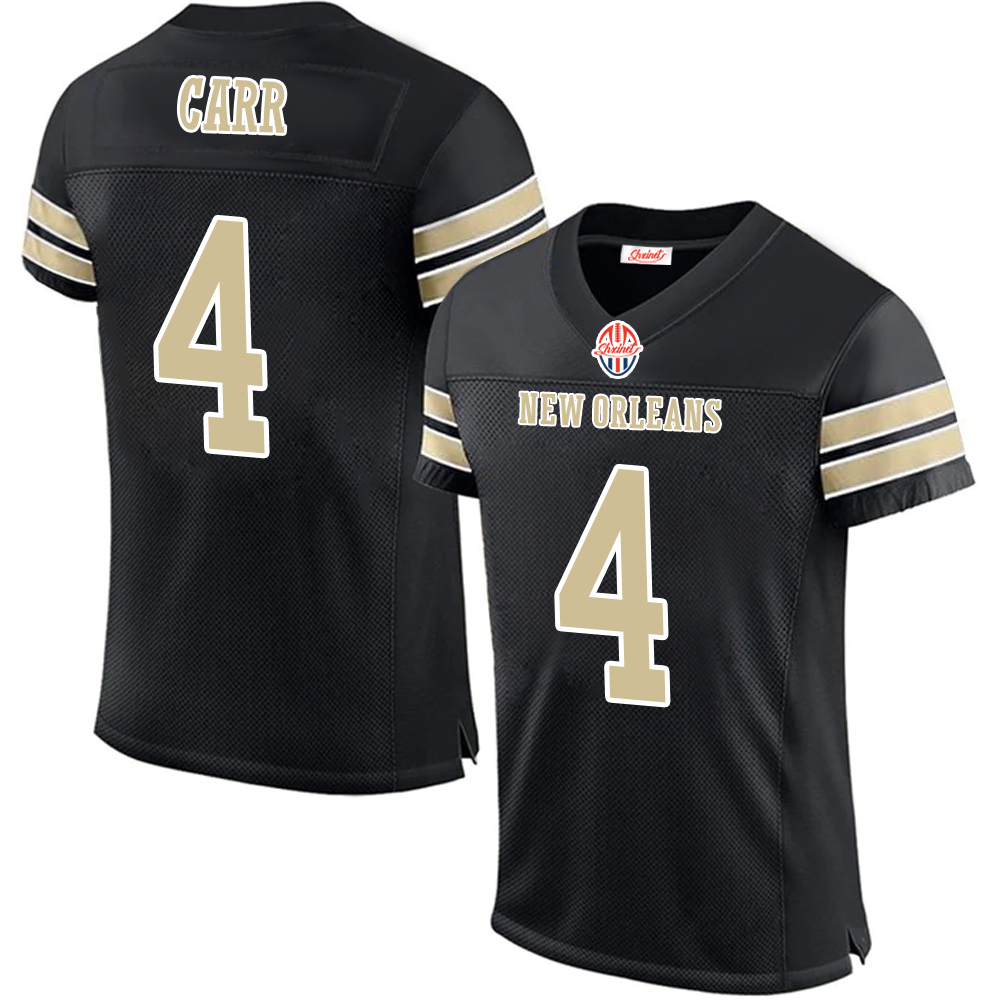 CARR,DEREK#4 KAMARA,ALVIN#41 LATTIMORE,MARSHON#23 MATHIEU,TYRANN#32 OLAVE,CHRIS#12 ST BROWN,EQUANIMEOUS#13This baseball uniform is a quick-drying cust
