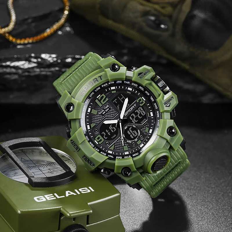 New Arrival MSTIANQ Mens Youth Ectronic High School Student Trend Handheld Clock Sports Luminous Digital Watch Z241128