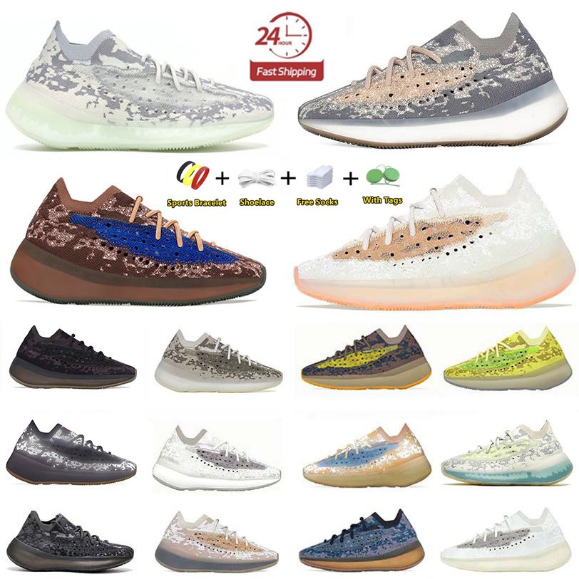 380 380s Running Shoes Alien Blue Calcite Glow Yecoraite RF Azure Reflective Triple Black Pepper Onyx Hylte Glow Stone Salt Mens Women Casual Trainers Sport Sneakers