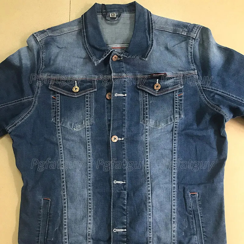 Mens simple slim fit elastic denim suit long sleeved jacket and pants business casual denim suit spring day outfit 2 pieces 241209