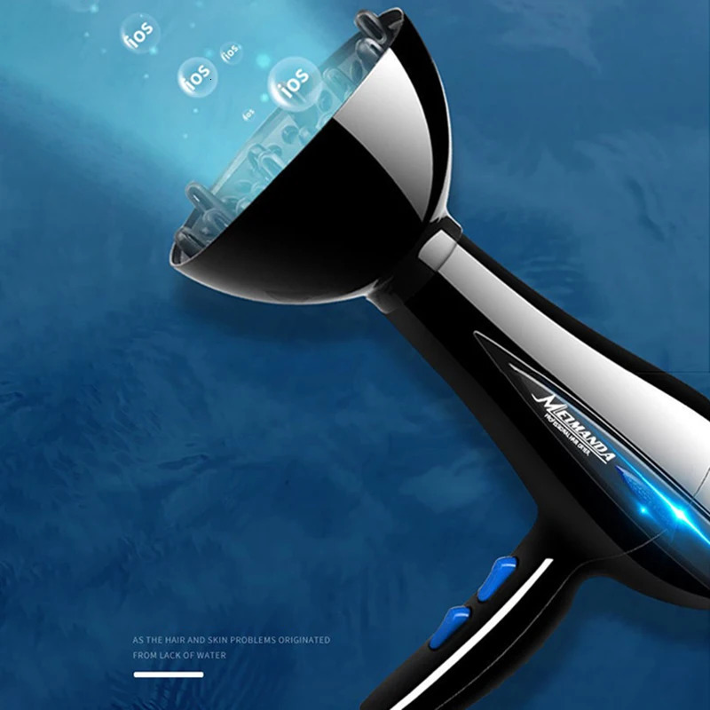 Hair Dryer Professional 1200W/2200W Gear Strong Power Blow Hair Dryer Brush For Hairdressing Barber Salon Tools Hair Dryer Fan 241128