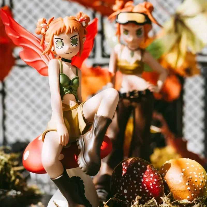 Blind Box Peach Riot Punk Fairy Series Kawaii Figurine Gigi Frankie Poppy Girls Doll Anime Character Series Model Toy Gifts X241127