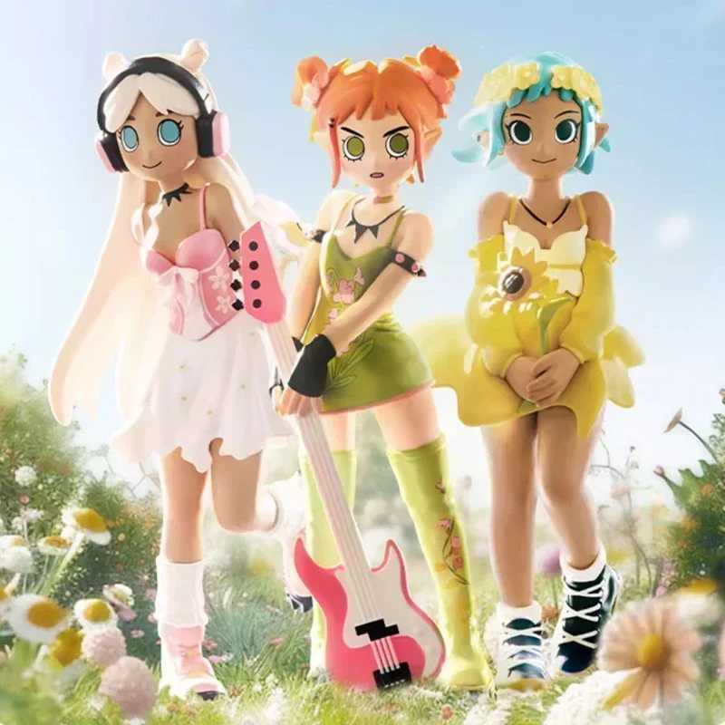 Blind Box Peach Riot Punk Fairy Series Kawaii Figurine Gigi Frankie Poppy Girls Doll Anime Character Series Model Toy Gifts X241127
