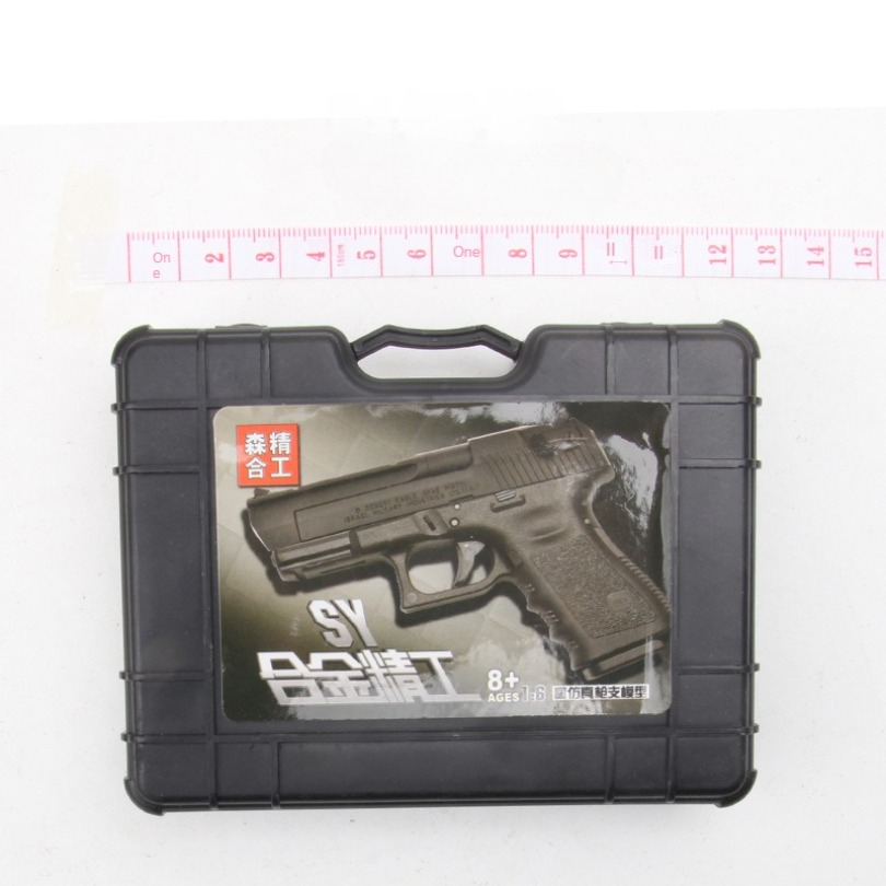 1:6 Mini Toy Gun Model Elaborate Desert Eagle Pistol M10 Colt Revolver Alloy Metal Moive Collection Prop Toys For Boys Birthday Gifts Look Real