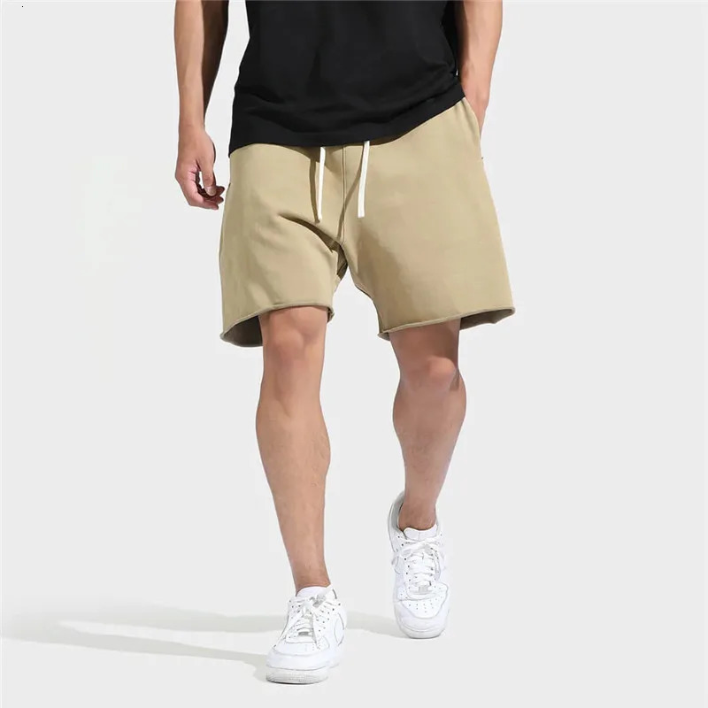 2024 Mens Fitness Sports Shorts Summer Trend Breathable Loose Leisure Running Basketball Training Pants 241126