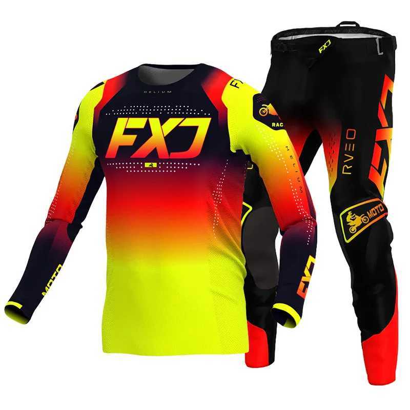 Racing Sets motocross gear set racing suit Off-road MX DH BMX ATV MTB Enduro MOTO Mens Kits Womens mountain Motorcycle Combo Downhill S2411284