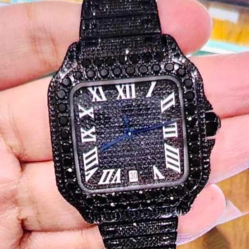 Diamond Watch Automatic Mechanical Movement Designer Watches Waterproof 40mm Mens Bracelet Sapphire Business Wristband Montre de Luxe