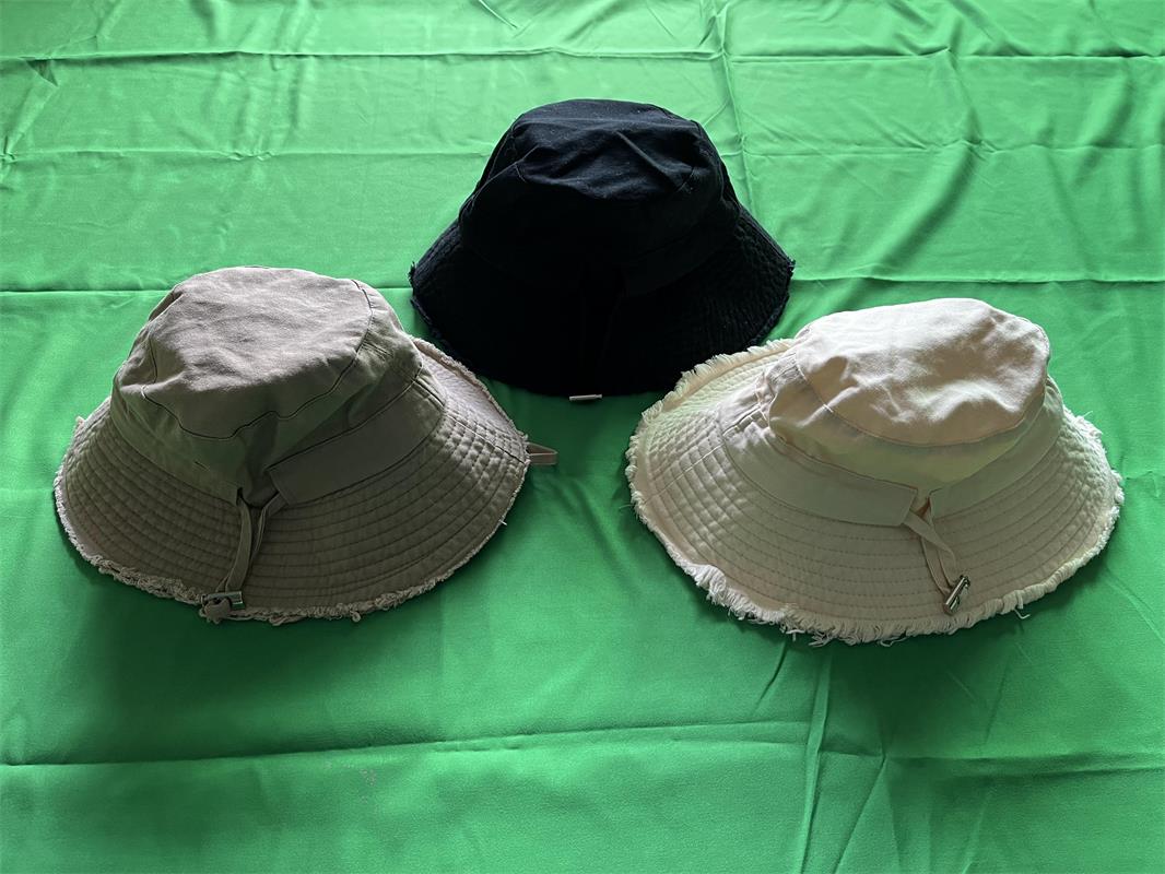 Women's bucket hat Bob wide edge beach hat black beige hat baseball cap snapshot outdoor canvas prevent sun