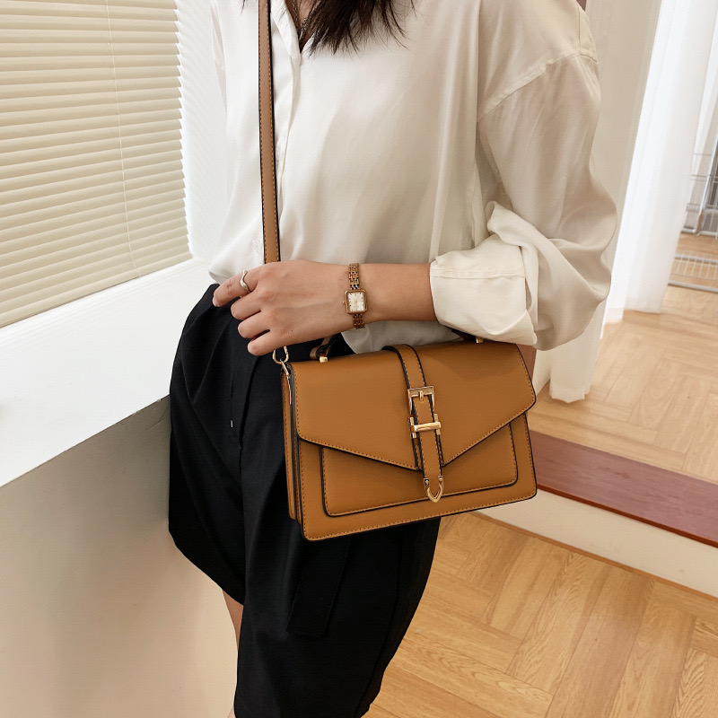 Fashion Small Square Crossbody for Women 2024 Trend Purses and Handbags Designer Shoulder Bags Female PU Leather Sac