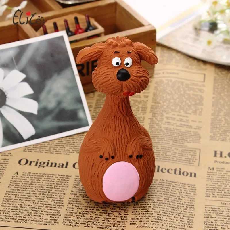 New Dog Voice Toy Cute Cartoon Shape Teddy Teeth Grinding Cleaning Plaything Dogs Rubber Training Sound Toys Pet SuppliesXJ241128