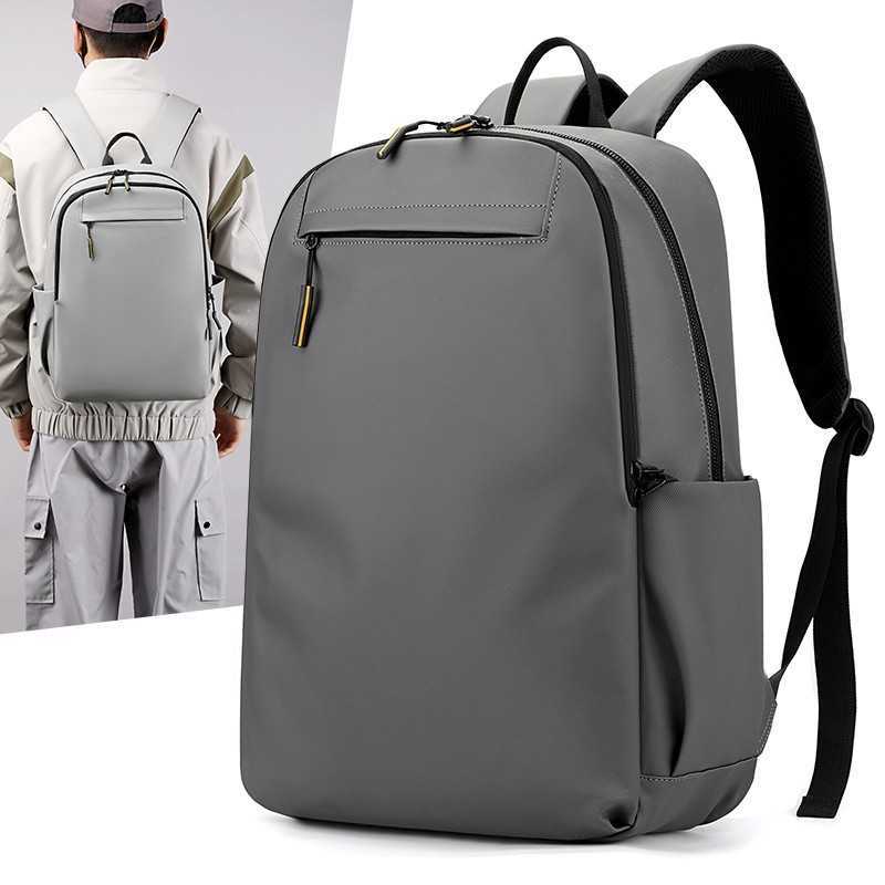 Men's Backpack 2024 New Fashionable Large Capacity Computer Backpack Business Leisure Simple Travel Student Backpack