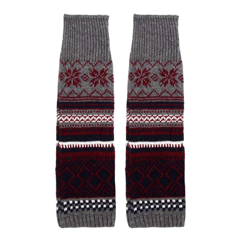 Bohemian Thick Fashion Wool Multi color Jacquard Warm Socks Korean Edition Autumn/Winter Women's Stacked Socks Wholesale