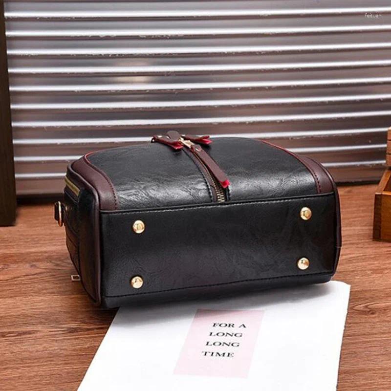 Totes Handbags Women Bags Designer PU Leather Solid Color Messenger Bag Fashion Shoulder Crossbody Girls Tassen Tote