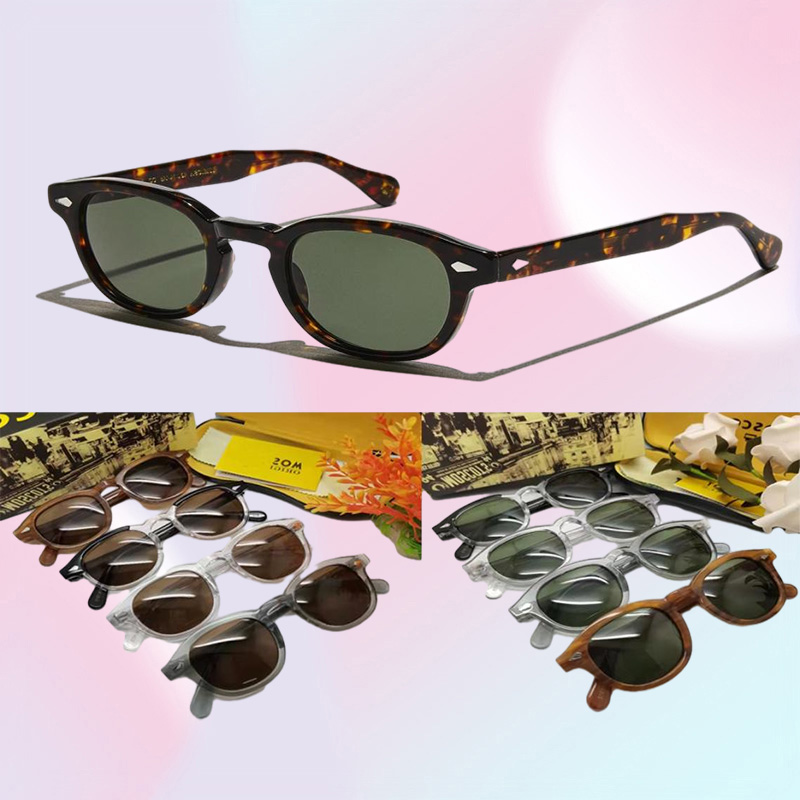 Top quality Johnny Depp Lemtosh Style Sunglasses men women Vintage Round Tint Ocean Lens Brand Design Sun Glasses Oculos De Sol