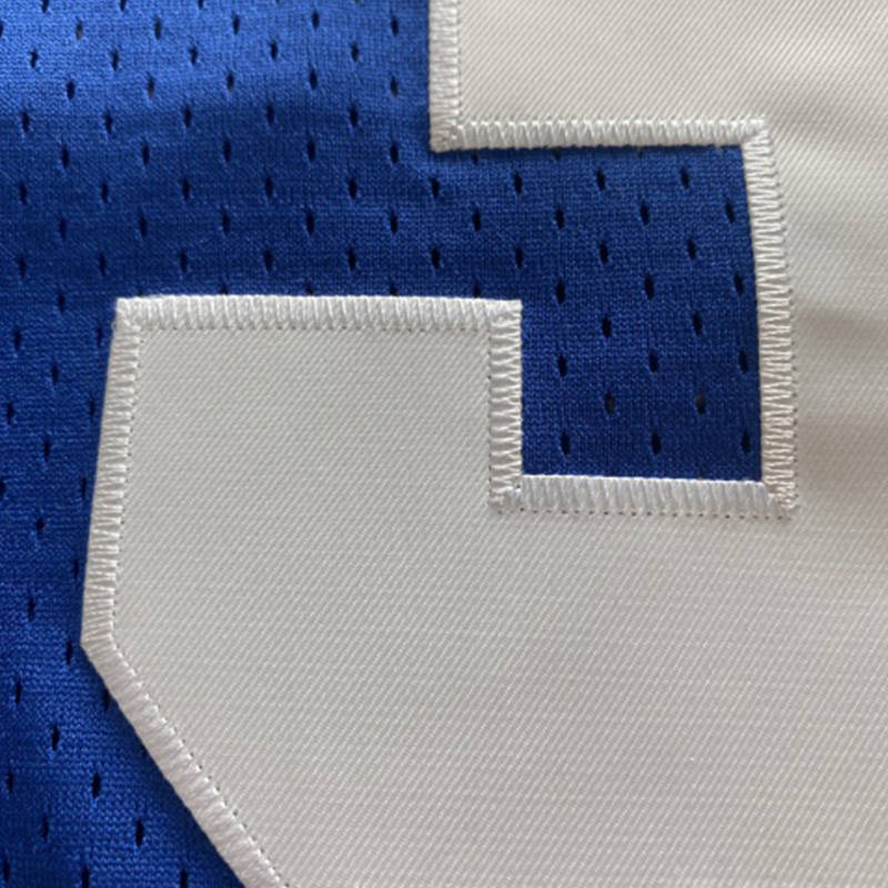 Men's Blue Football Jersey - Polk High V-Neck Embroidered New Ed Letters, Perfect For Hot Sports And Party