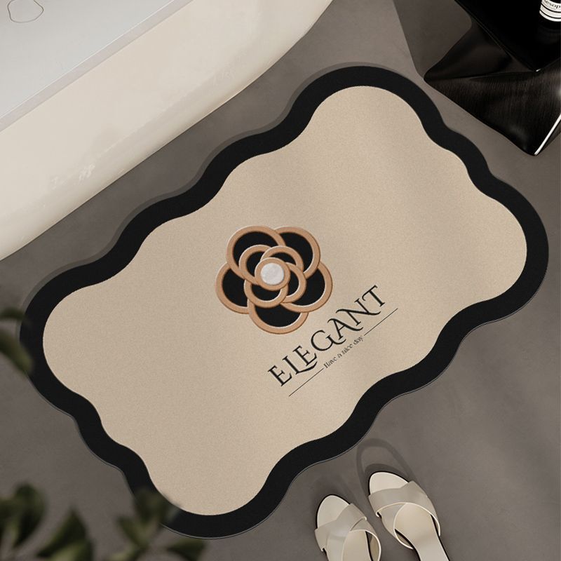 Household Carpet Bathroom Absorbent Diatom Mud Floor Mat Toilet Anti-slip Foot Mat Toilet Door Quick-drying