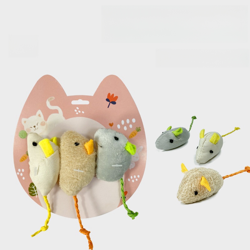 Update New Grass And Mint Cat Toys Value Pack Gift Box Set Herbal Plush Small Mouse Wholesale Free Shipping