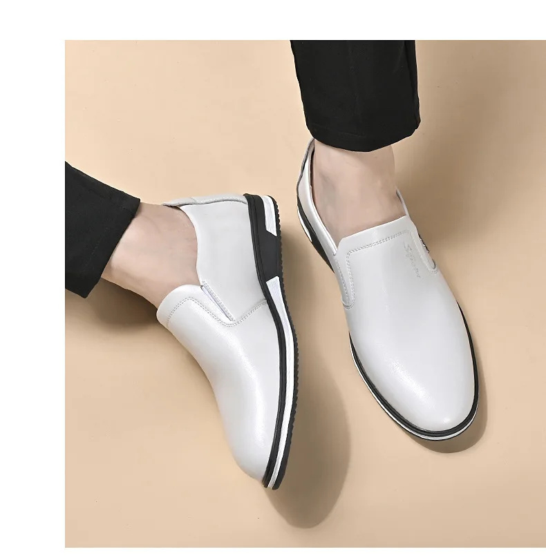 Oversized British Ddmysports White Ooded Leather Autumn Men S Casual Shoes Outdoor hoes