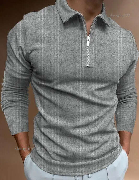 Men's Polos Men Fashion Casual polo shirts Long Sleeve Tops Casual Turndown Collar Polo Shirts Casual Men's Slim Harajuku Polo Shirt 221006
