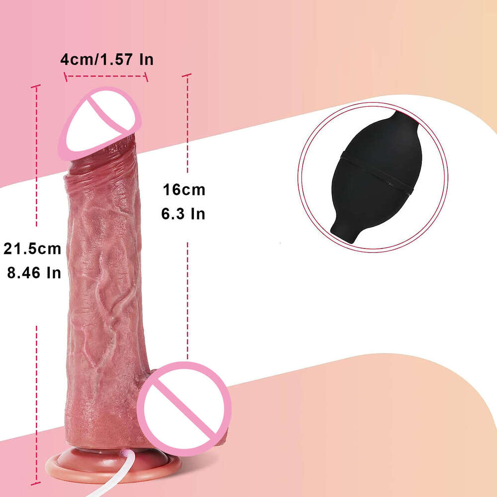 Realistic Spray Water Dildo Ejaculating Squirting Adult Sex Toys For Women Strong Suction Cup Female Masturbation Big Dick