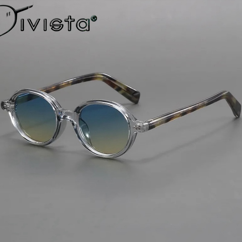 Small Oval Sunglasses Steampunk Men Retro Round Glasses Vintage Women Goggle Gothic Y2K Futuristic a Pilot with Cool INS Punk Personalized Cyberpunk S