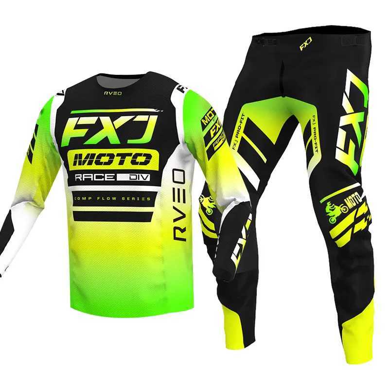 Racing Sets motocross gear set racing suit Off-road MX DH BMX ATV MTB Enduro MOTO Mens Kits Womens mountain Motorcycle Combo Downhill S2411284