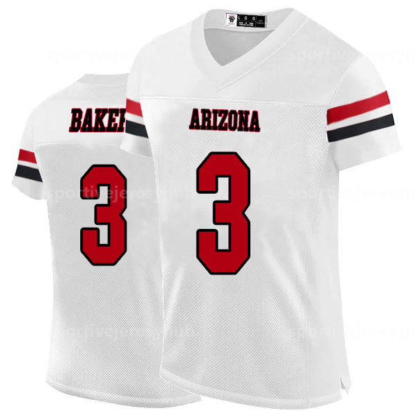 Shxinet Men/Women/Youth Football Jersey Murray Baker Conner Collins McBride Higgins Weaver Hernandez Thompson Brown Red White Personalized Name Number