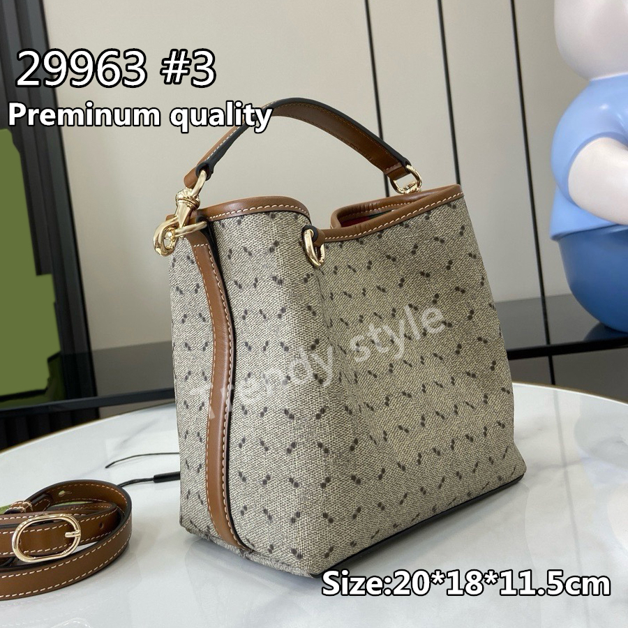 Premium Quality Leather Crossbody Bag Bucket Bag Luxury Design Casual Large Capacity Bags