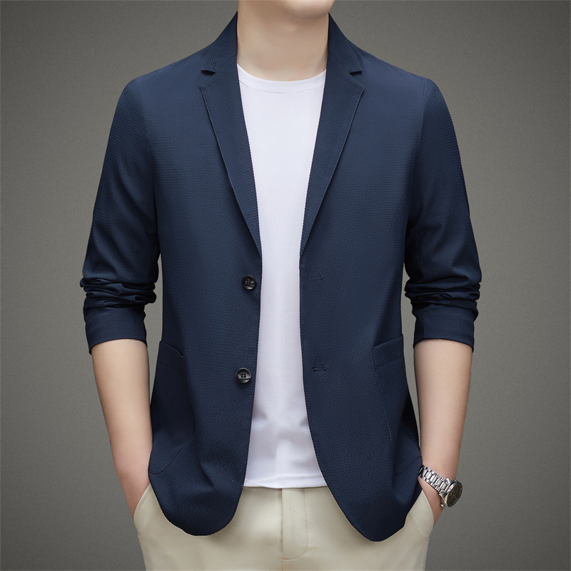 Men's Slim Fit 1171 Business Suit Jacket - Stylish Tailored Look