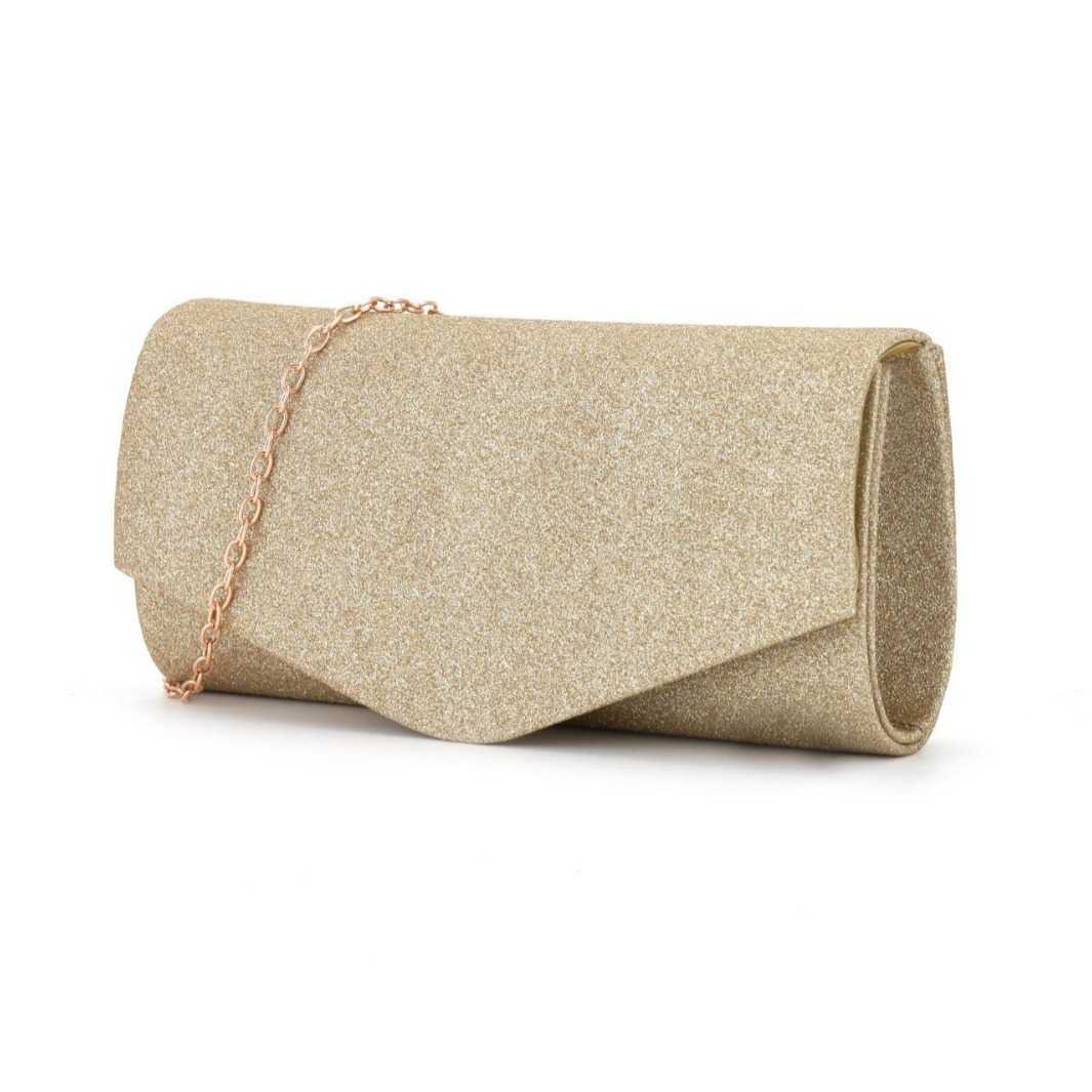 New Evening Bag Handmade Fashionable Flash Material Handheld Underarm Crossbody Bag Evening Bag Women's Bag 241128