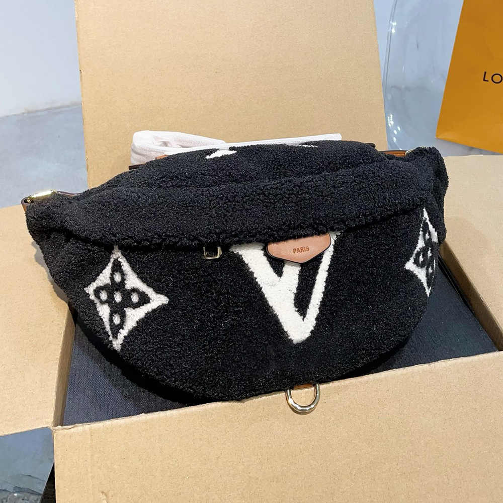 Designer Man Woman Handbag Flower Soft Fur Crossbody Teddy Fluffy Waist bag Fuzzy Bum Handbags Fanny Purses Tonyvic Winter Fuzzy Waist Belt Fluffy Fanny bags a7