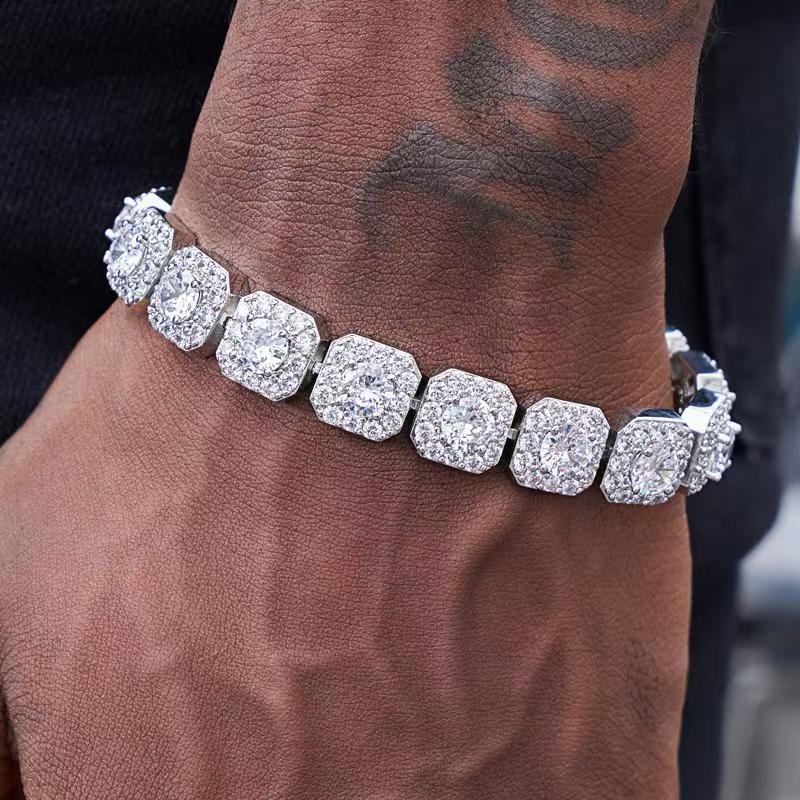 designer bracelet bracelet designer bracelet S925 sterling silver moissanite tennis bracelet mens bracelet Silver Plated Bracelet women bracelet pulsera