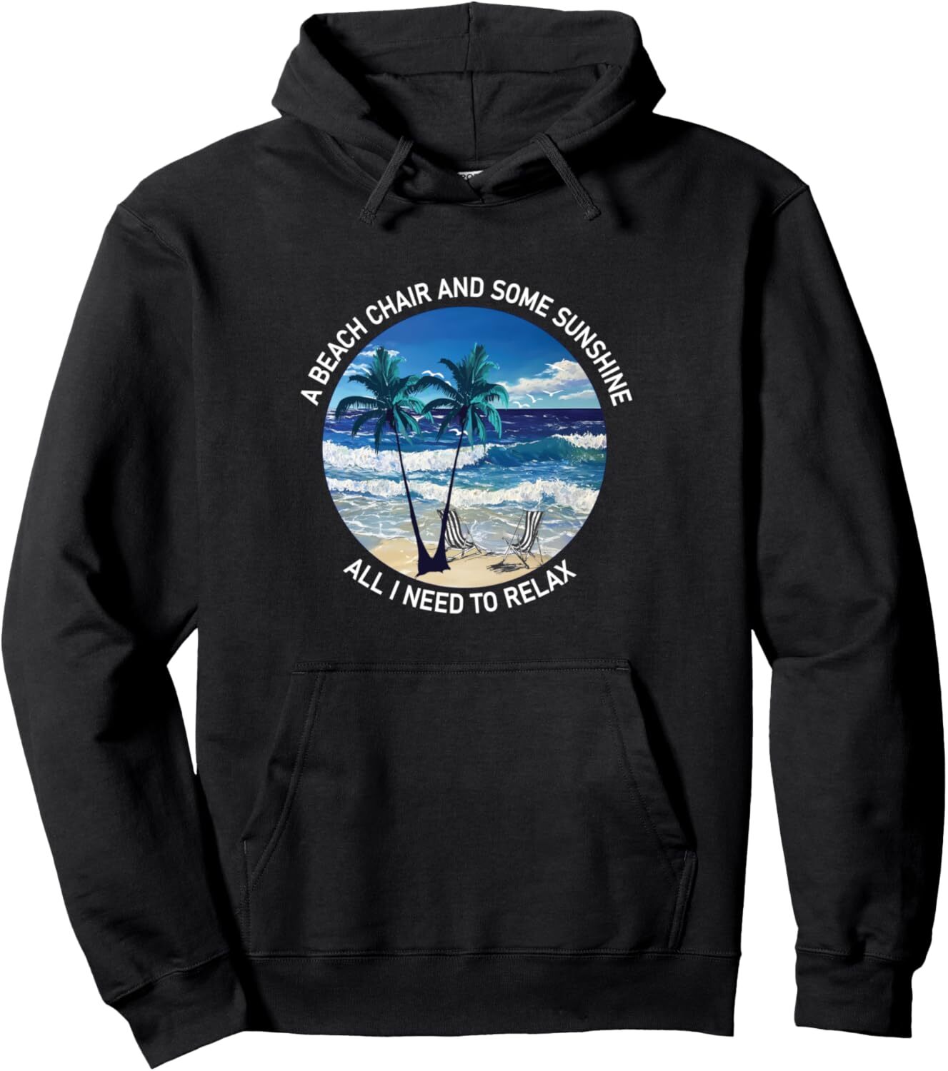 Hoodie for Mens Womens Life Is Really Good Coconut Palm Trees Retro Tropical Summer Pullover Hoodie Graphic Hoodies sweatshirt cool