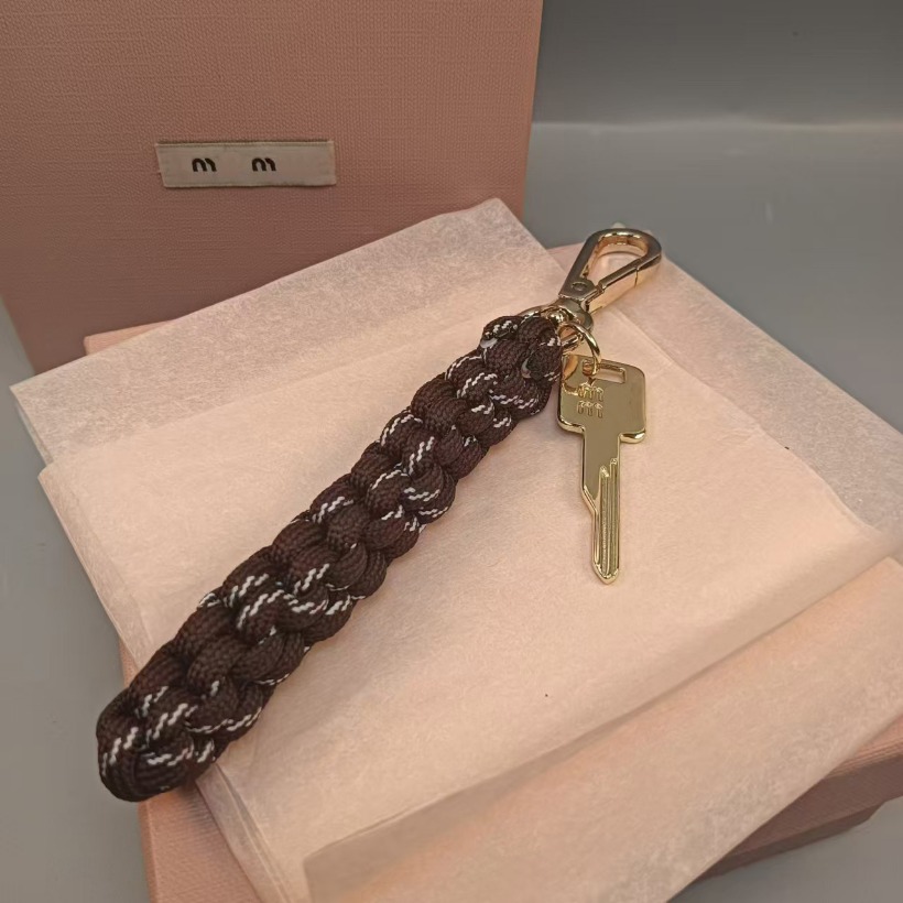 New Fashionable 3d Braided Key Pendant Advanced Feeling Bags Lanyards Nylon Rope Pendant Accessories