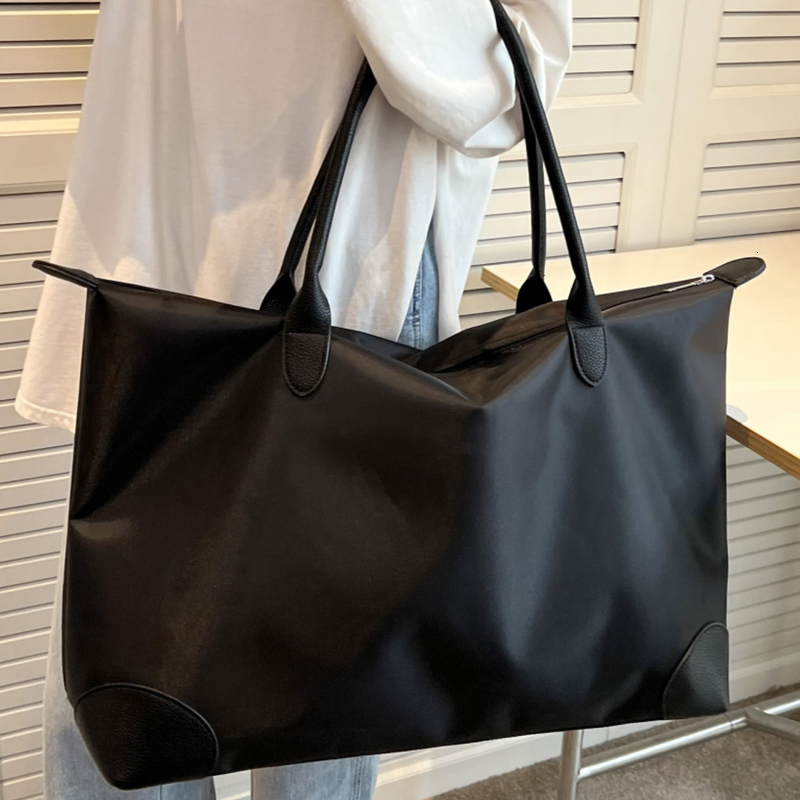 New Oxford leisure trend Cloth Women s Handbag Large Capacity Waterproof Women s Designer Handbag Fashion Foldable Travel Office Shoulder Bag