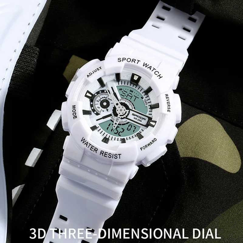 Rose Gold White Sport Wen es Fashion D Digital Ladies Wen monthly hme Relogio Finino dou New Collection M241128