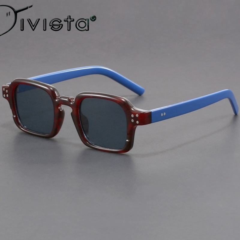 Small Square Sunglasses Men Round Oval Glasses Vintage Women Retro Goggles Gothic Y2K Futuristic Cool Steampunk INS Punk Pilot Personalized Wedding S227 IVSTA