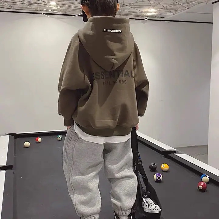 Sweater and wool hooded baby cashmere boy loose Korean version large childrens clothing for warmth 241128