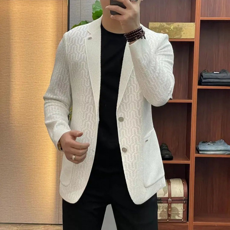 K584 Men's Slim Fit Casual Suit Jacket Fashion with Small