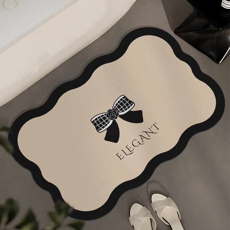 Household Carpet Bathroom Absorbent Diatom Mud Floor Mat Toilet Anti-slip Foot Mat Toilet Door Quick-drying